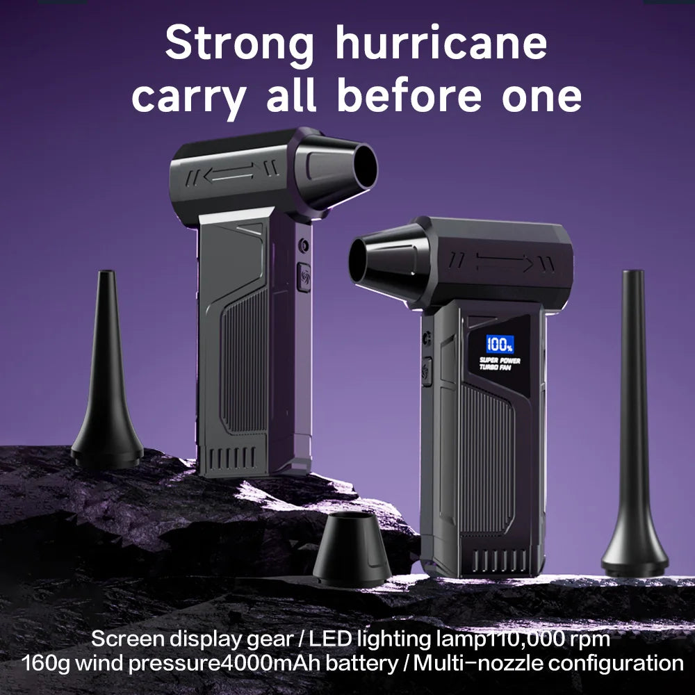 JetForce™ – Air Blower Portátil Inalámbrico con Pantalla Digital