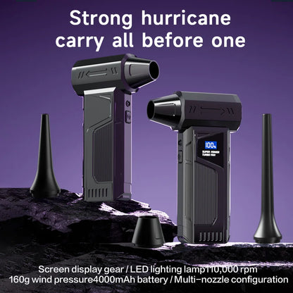 JetForce™ – Air Blower Portátil Inalámbrico con Pantalla Digital