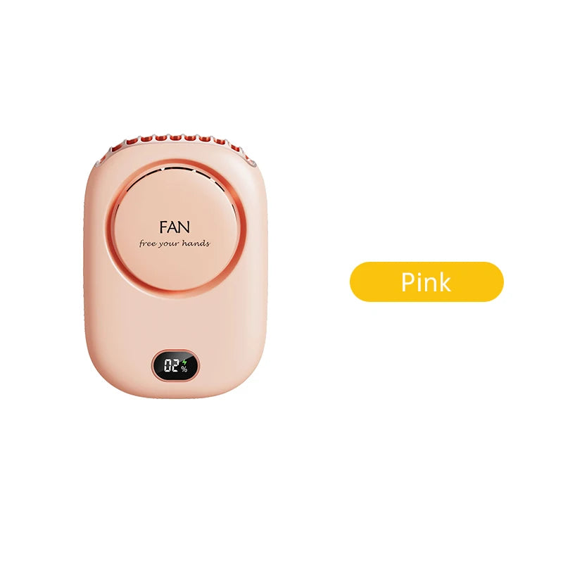 Vissko™ AirFlow Neck Fan – Ventilador Portátil Colgante USB Recargable