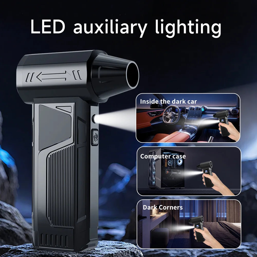 JetForce™ – Air Blower Portátil Inalámbrico con Pantalla Digital