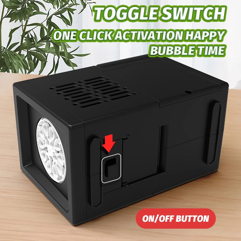 BubbleJoy™ – Máquina Automática de Burbujas Eléctrica 10 Orificios